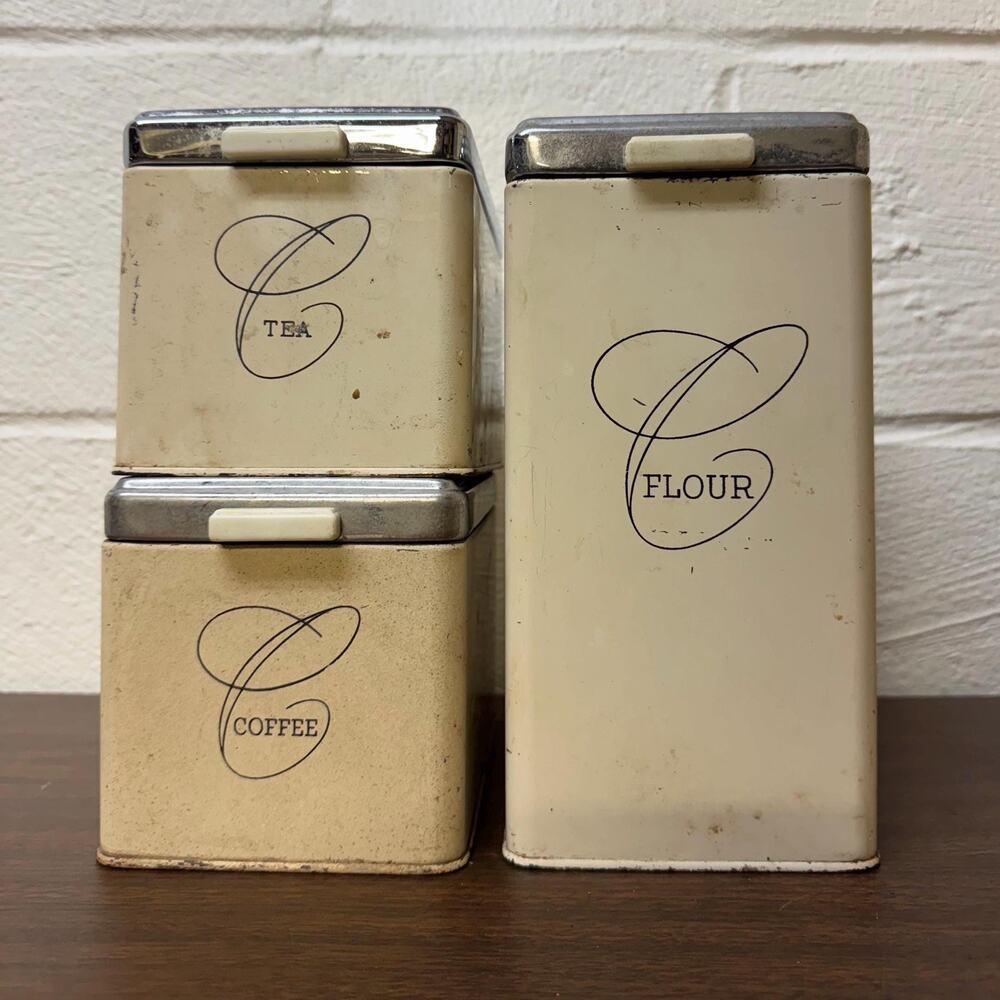 Vintage Mid Century Modern Stash Boxes
